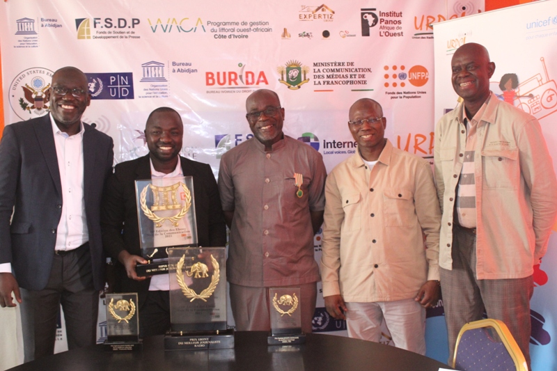 Média ivoirien: l'Urpci décerne des félicitations au Super Ebony 2021