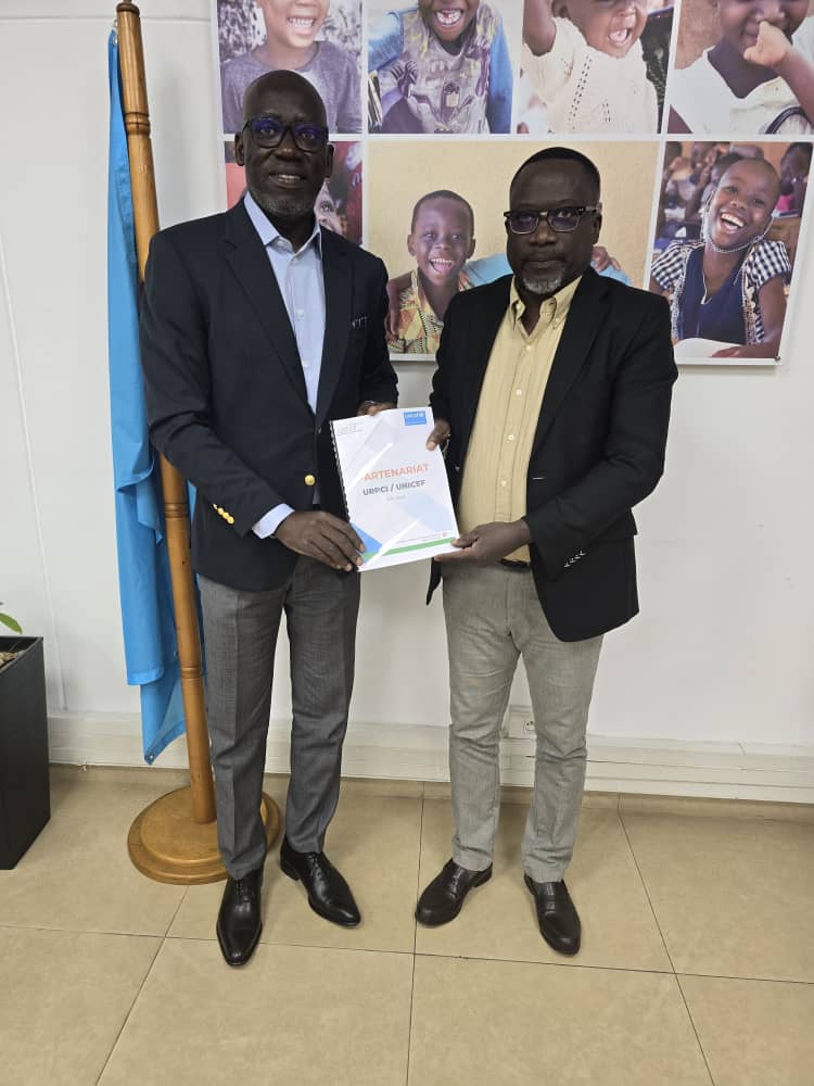 Rencontre entre le Président Eric GOHOU et l'UNICEF pour Consolider le Partenariat avec l'URPCI