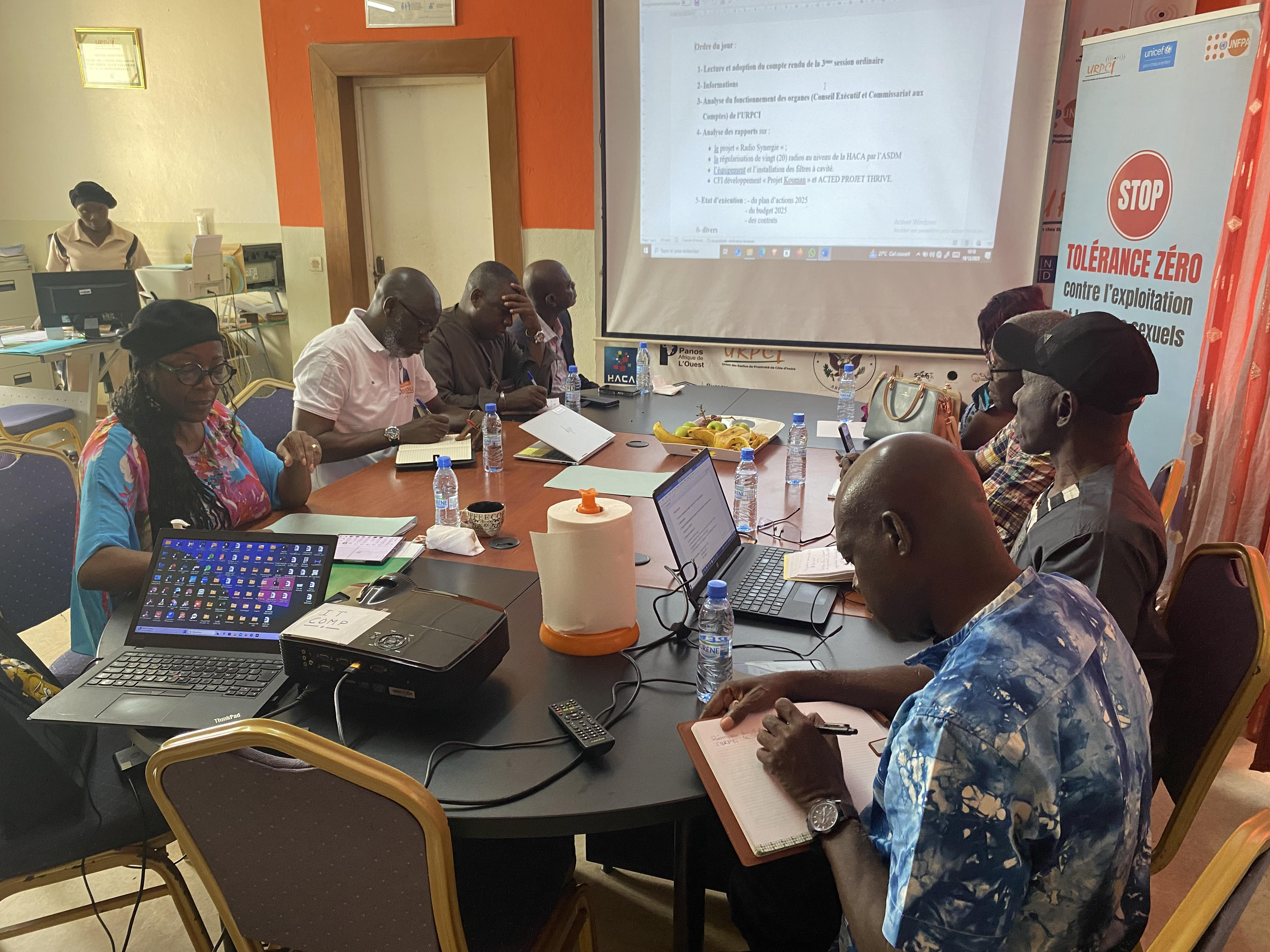 Le Conseil d’Administration en session ordinaire